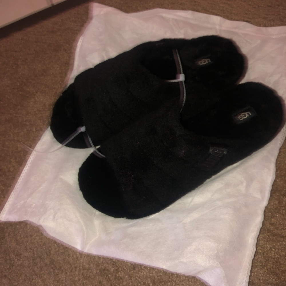 Men black Ugg slides size 13 Brand New